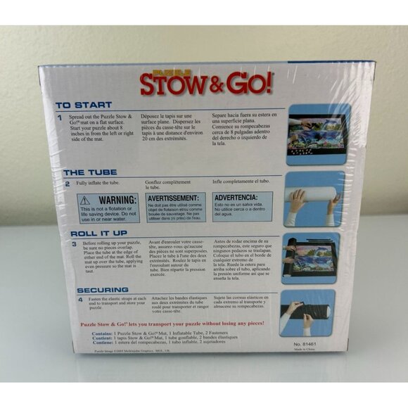 Ravensburger Puzzle Stow & Go! NEW Sealed Storage Roll Mat Up to 1500 Pcs Gift - Picture 7 of 13